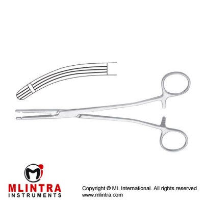 Heaney-Ballentine Hysterectomy Forcep Curved Stainless Steel, 21.5 cm - 8 1/2"
